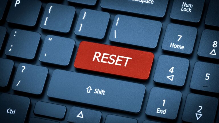 reset en wordpress
