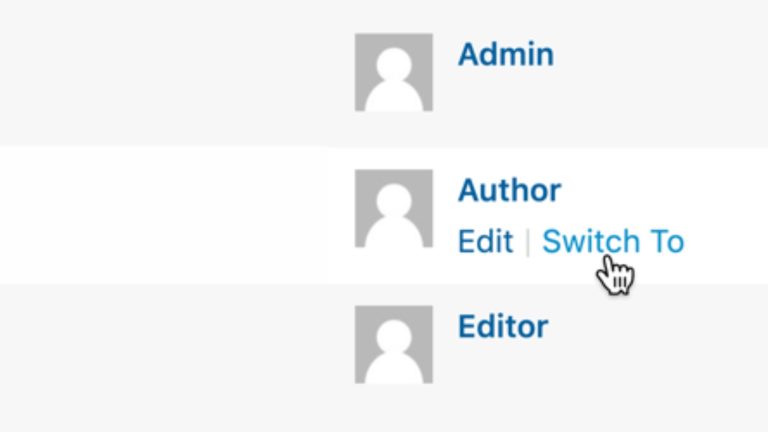user switching