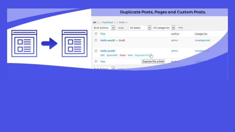 Plugin Esencial para Duplicar Contenido en WordPress