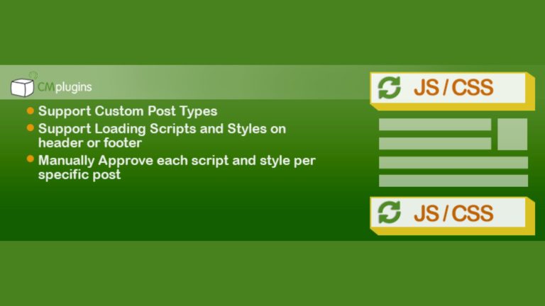Gestiona Scripts y Estilos Fácilmente en WordPress con el Plugin CM Header & Footer Script Loader