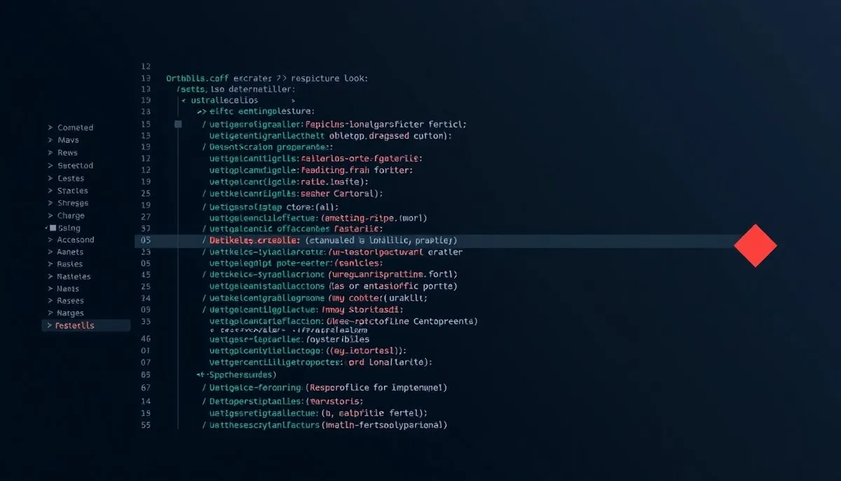 Interfaz de modo debug WordPress con símbolos de depuración