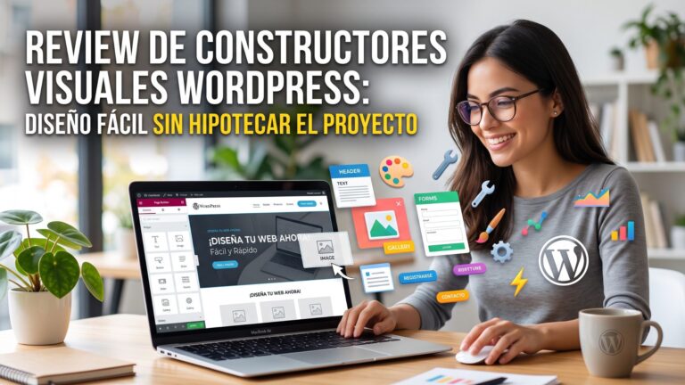 Review de constructores visuales WordPress diseño fácil sin hipotecar el proyecto